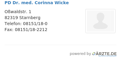 Pd dr med corinna wicke