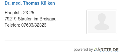 Dr med thomas kuelken