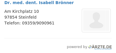 Dr med dent isabell broenner 575838