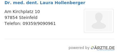 Dr med dent laura hollenberger 672334
