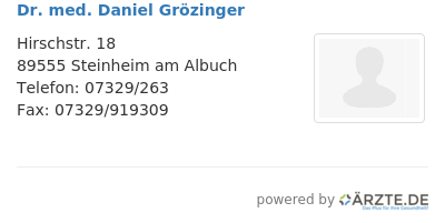 Dr med daniel groezinger 648730