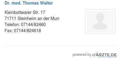 Dr med thomas walter 253940