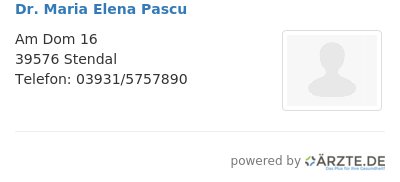Dr maria elena pascu