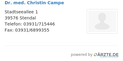 Dr med christin campe 658279