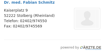 Dr med fabian schmitz