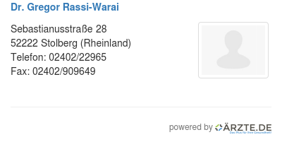 Dr gregor rassi warai 508154