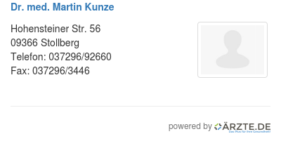 Dr med martin kunze 571079