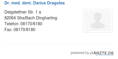 Dr med dent darius dragolea