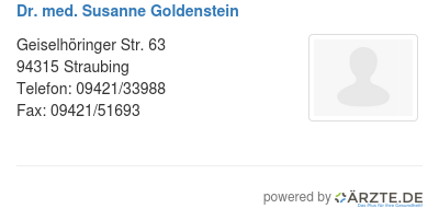 Dr med susanne goldenstein