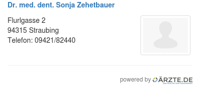 Dr med dent sonja zehetbauer