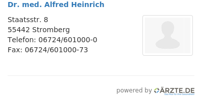 Dr med alfred heinrich 573656