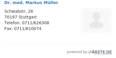 Dr med markus mueller 254241