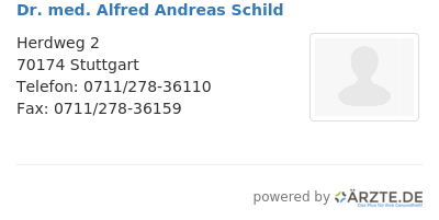 Dr med alfred andreas schild