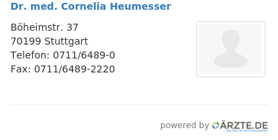 Dr med cornelia heumesser