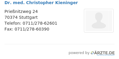 Dr med christopher kieninger