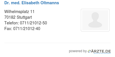 Dr med elisabeth oltmanns 596537