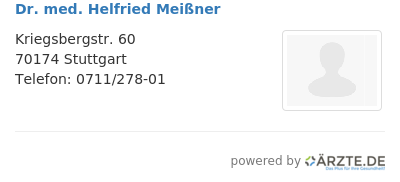 Dr med helfried meissner