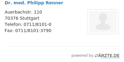 Dr med philipp renner