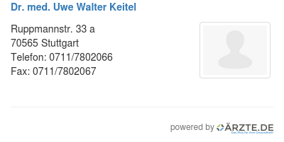 Dr med uwe walter keitel