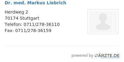 Dr med markus liebrich