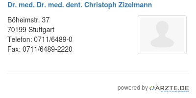 Dr med dr med dent christoph zizelmann