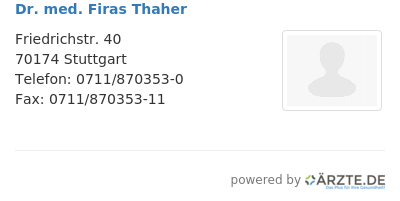 Dr med firas thaher