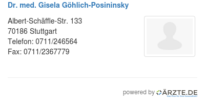 Dr med gisela goehlich posininsky