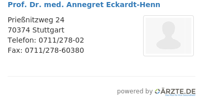 Prof dr med annegret eckardt henn