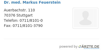 Dr med markus feuerstein