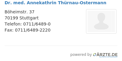 Dr med annekathrin thuernau ostermann 566702