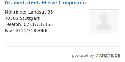 Dr med dent merve lampmann