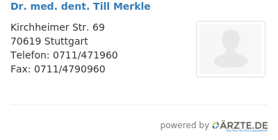 Dr med dent till merkle