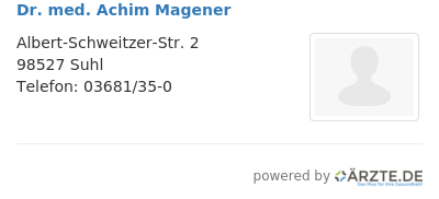 Dr med achim magener 643913