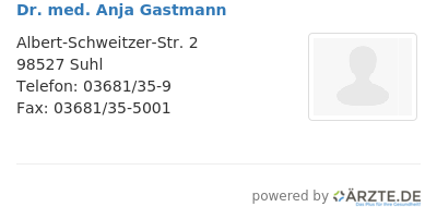 Dr med anja gastmann