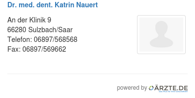 Dr med dent katrin nauert