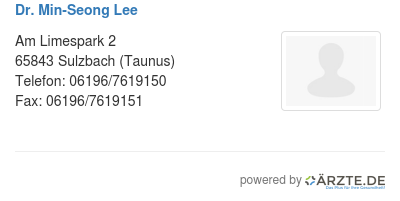 Dr min seong lee