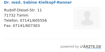 Dr med sabine kielkopf renner