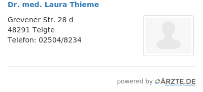 Dr med laura thieme