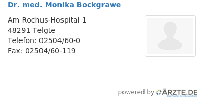 Dr med monika bockgrawe