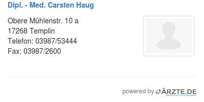 Dipl med carsten haug