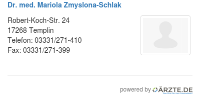 Dr med mariola zmyslona schlak 451117