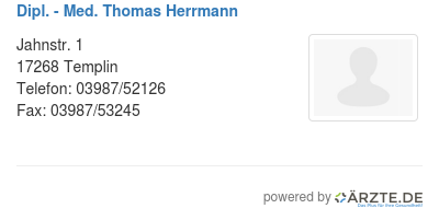 Dipl med thomas herrmann