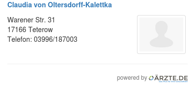 Claudia von oltersdorff kalettka