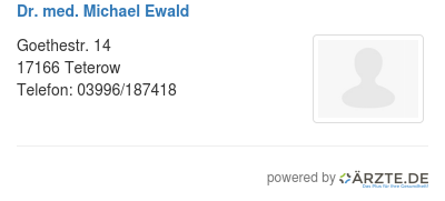 Dr med michael ewald