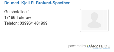 Dr med kjell r brolund spaether