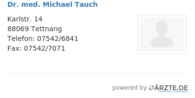 Dr med michael tauch