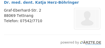 Dr med dent katja herz boehringer