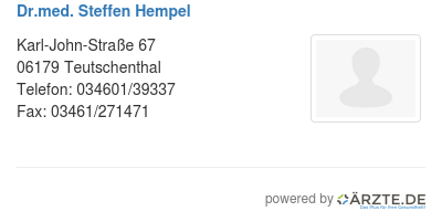 Dr med steffen hempel