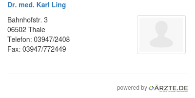 Dr med karl ling