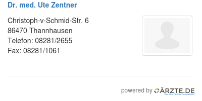 Dr med ute zentner
